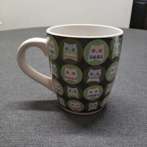 Debra Valencia Blue Harbor Owl Coffee Mug 2012 Handwash Microwave Safe